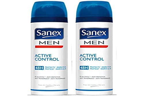 Sanex Men Active Control 48H Deo Vaporizer Familien Formel - 2er packung von Sanex