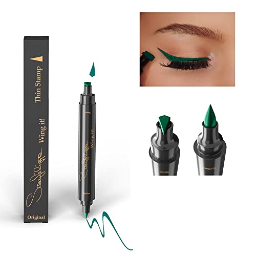 The Original Sanfilippo Wing it Eyeliner Stamp Grün – Schmaler Stempel -Jade Green von Sanfilippo