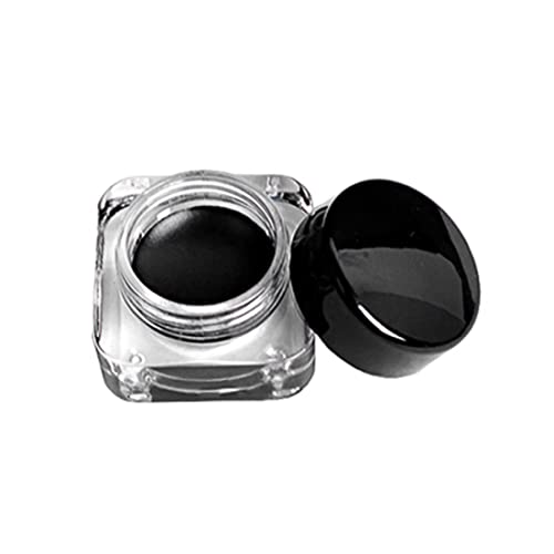 Schwarzer Gel Eyeliner, wasserdichtes Creme Eyeliner Gel, hochintensive Pigmente Augen Liner Make-up, Schönheitskosmetikdauer für den ganzen Tag (schwarz, 0,18 Unzen./5g) von Sanfiyya