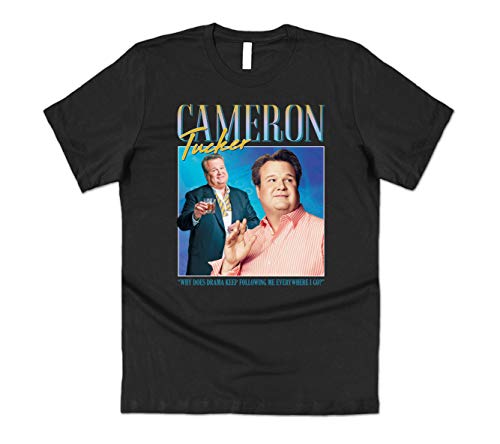 Sanfran Clothing Cam Tucker Hommage Lustige Moderne TV-Show Retro 90er Jahre Mitch Phil Dunphy T-Shirt, Schwarz , L von Sanfran Clothing