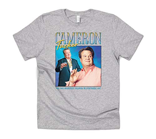 Sanfran Clothing Cam Tucker Hommage Lustige Moderne TV-Show Retro 90er Jahre Mitch Phil Dunphy T-Shirt, grau, M von Sanfran Clothing