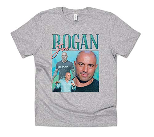 Sanfran Clothing Joe Rogan Homage Lustiges Podcast-Erlebnis Icon Legend MMA T-Shirt Gr. M, grau von Sanfran Clothing