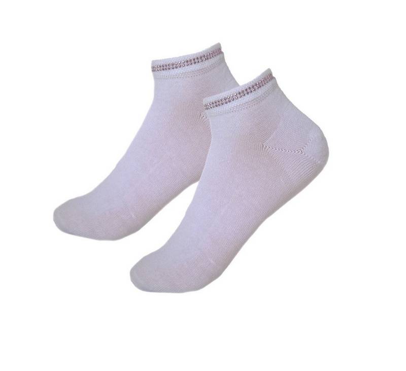 Sangiacomo Kurzsocken mit zierlichen Nieten am Saum (Packung, 1-Paar) aus hautfreundlicher Baumwolle von Sangiacomo