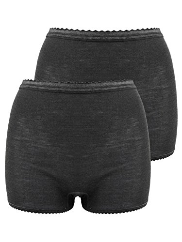 Sangora 2er Sparpack Damen-Pagenschlüpfer 7960751 = L in Schwarz-Schwarz von Sangora