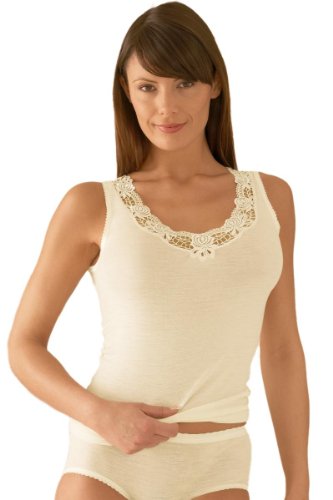 Sangora Woll Damen-Unterhemd ohne Arm 7960841 von Sangora