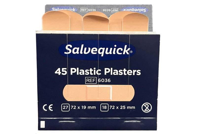SaniTrade first aid and health care Wundpflaster Salvequick® Pflasterstrips, wasserabweisend (6036) von SaniTrade first aid and health care