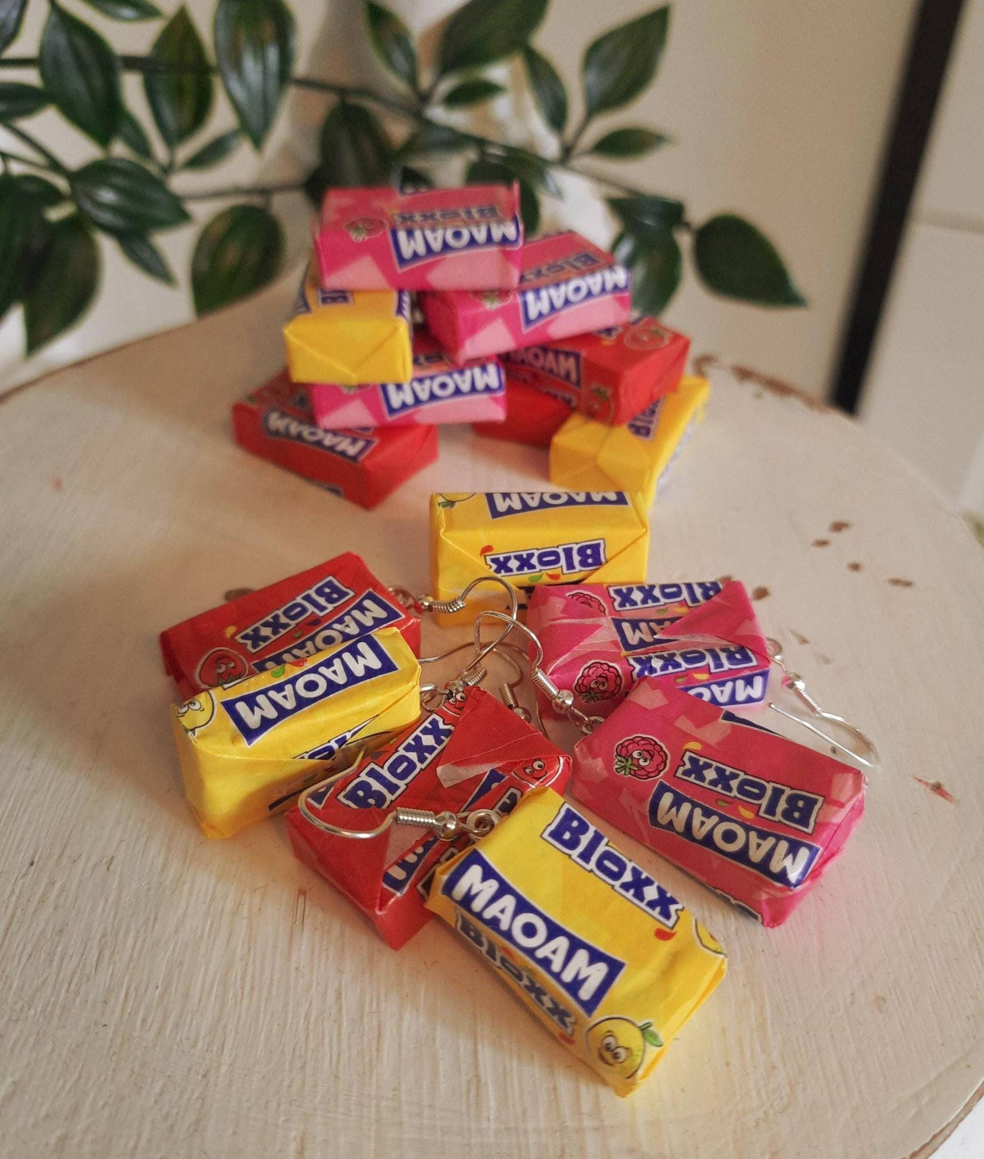 Maoam Kaubonbon Ohrringe von SanikaTours