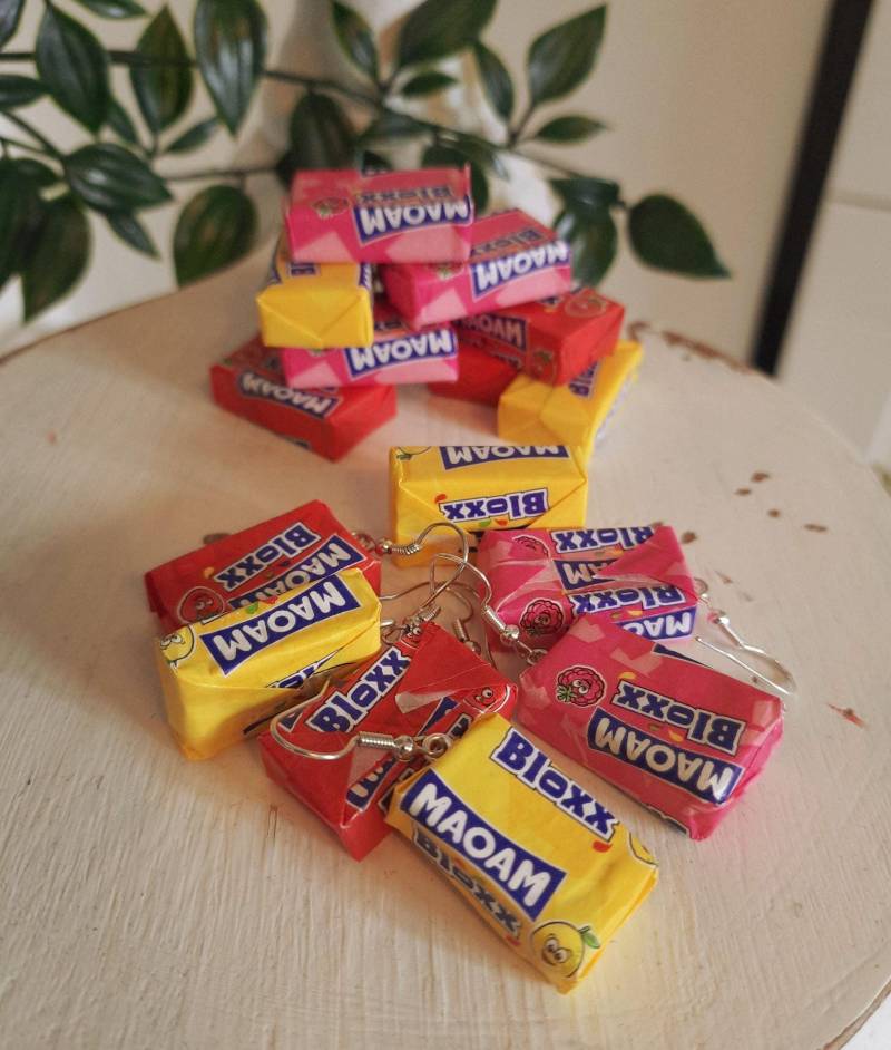 Maoam Kaubonbon Ohrringe von SanikaTours