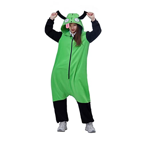 Gir Hoodie Invader Zim Cosplay Kostüm inspiriert Kigurumi Kleid Kostüm Einteiler Pyjama für Damen von Saniplaycos