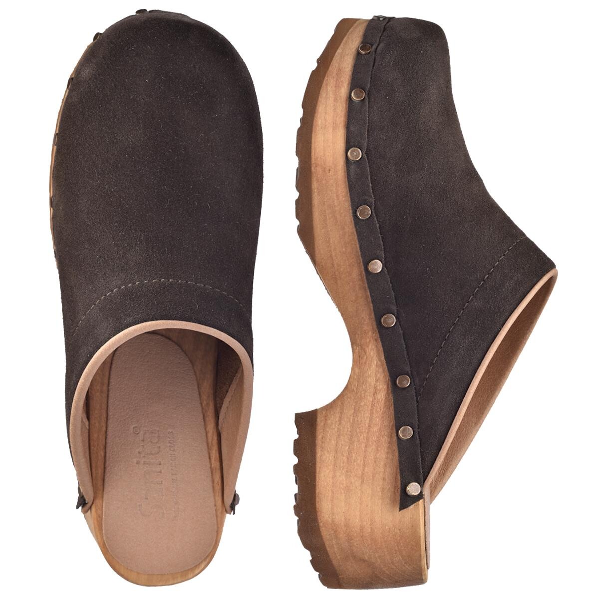 Sanita Cho Clogs Braun, Größe: 41, Damen, Holzclogs von Sanita