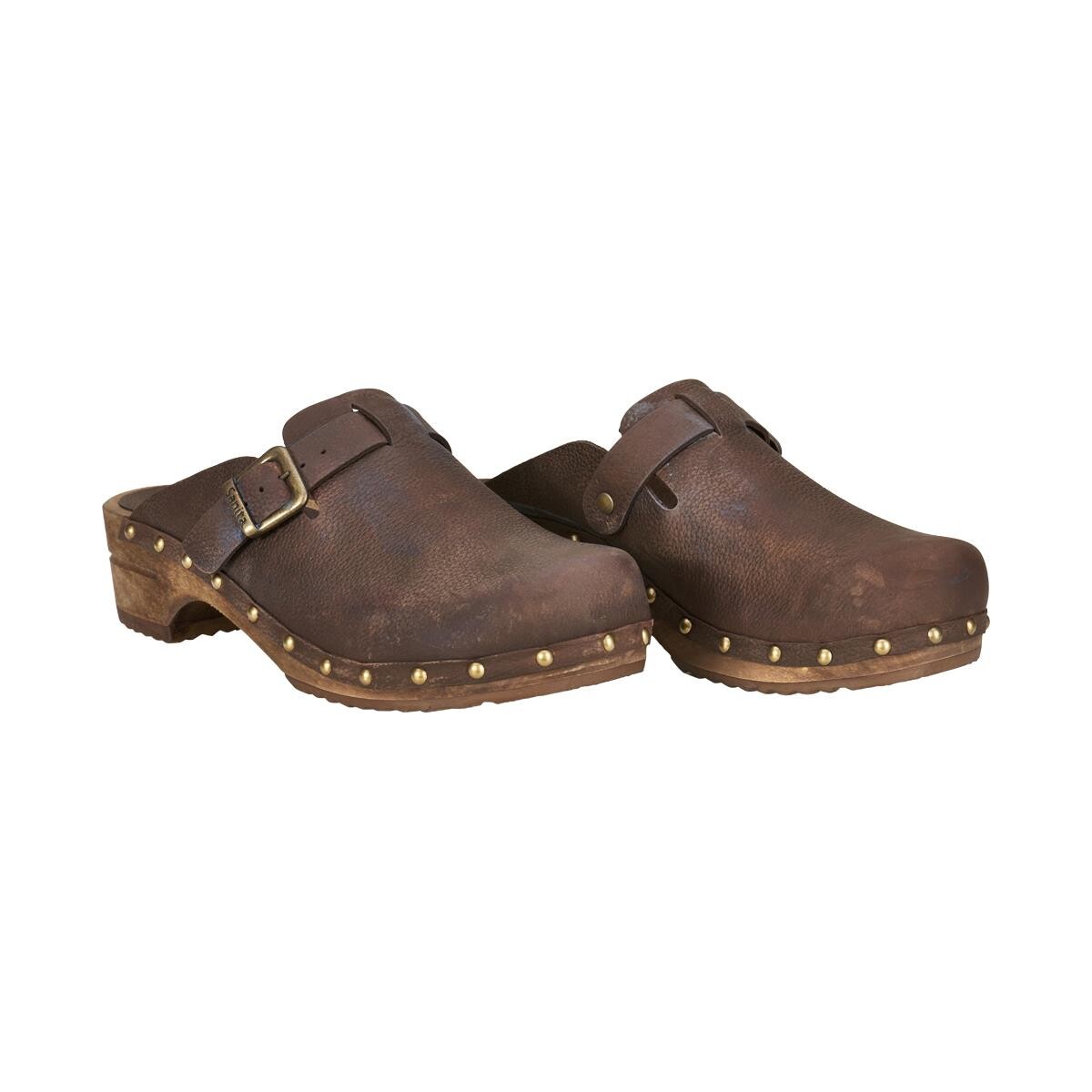 Sanita Hartwig Clogs Braun, Größe: 40, Mann, Holzclogs von Sanita