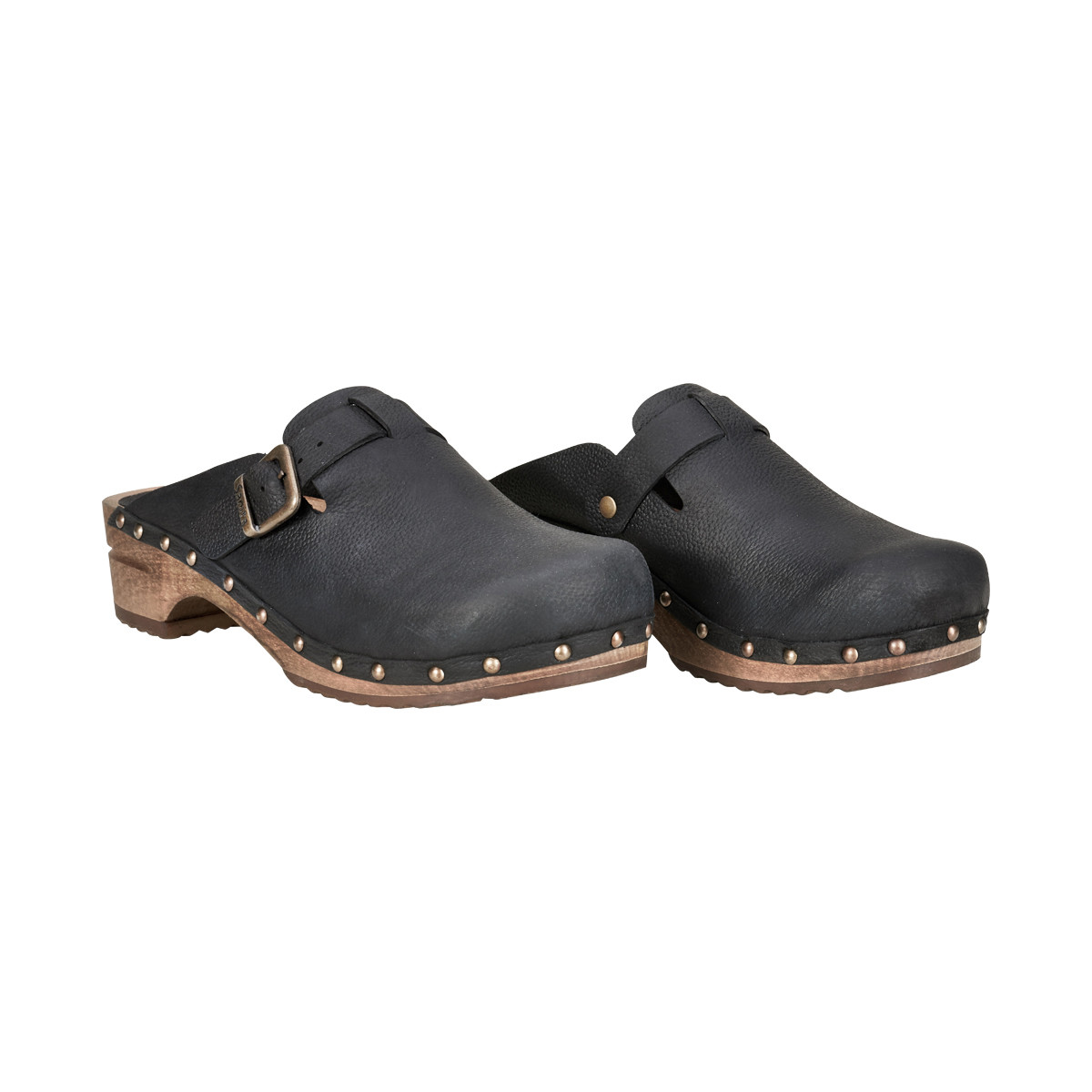 Sanita Hartwig Clogs Schwarz, Größe: 45, Mann, Holzclogs von Sanita