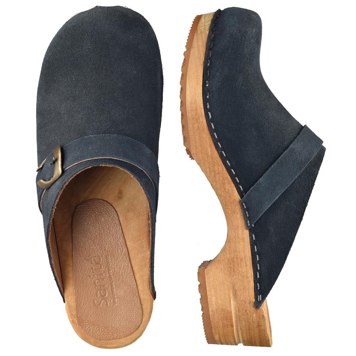 Sanita Hedi Clogs Blau, Größe: 38, Damen, Holzclogs von Sanita