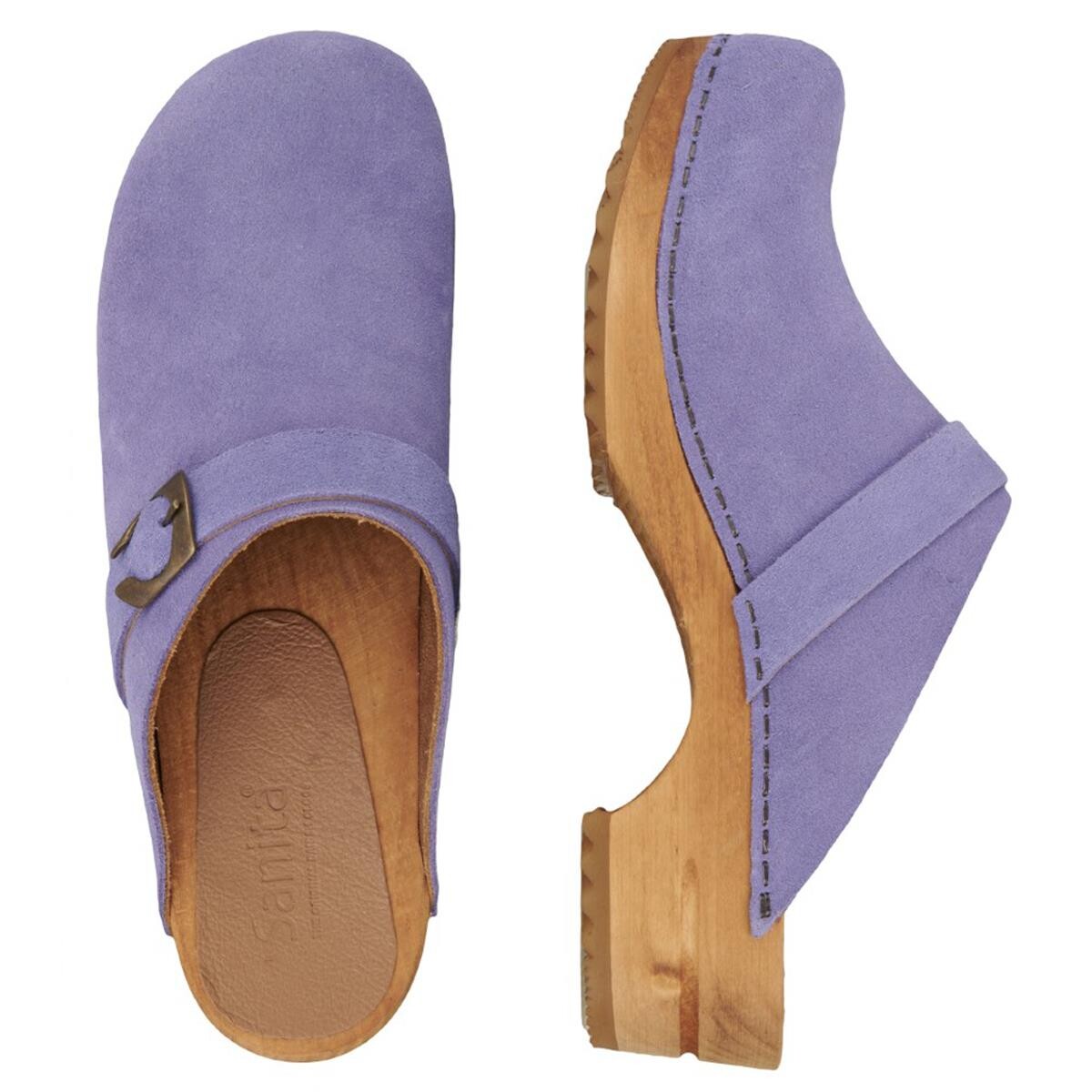 Sanita Hedi Clogs Lila, Größe: 37, Damen, Holzclogs von Sanita