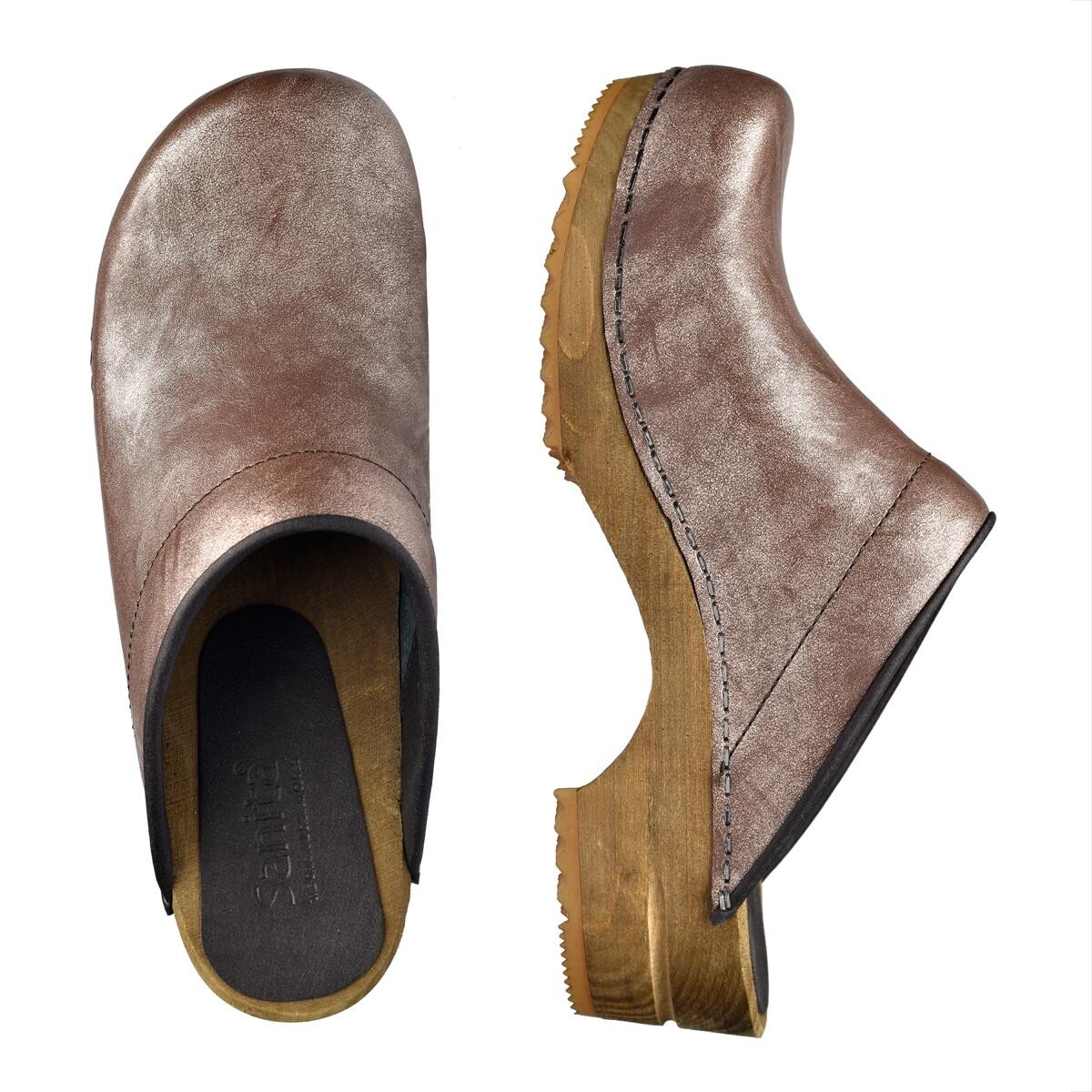 Sanita Lærke Clogs Bronze, Größe: 41, Damen, Holzclogs von Sanita