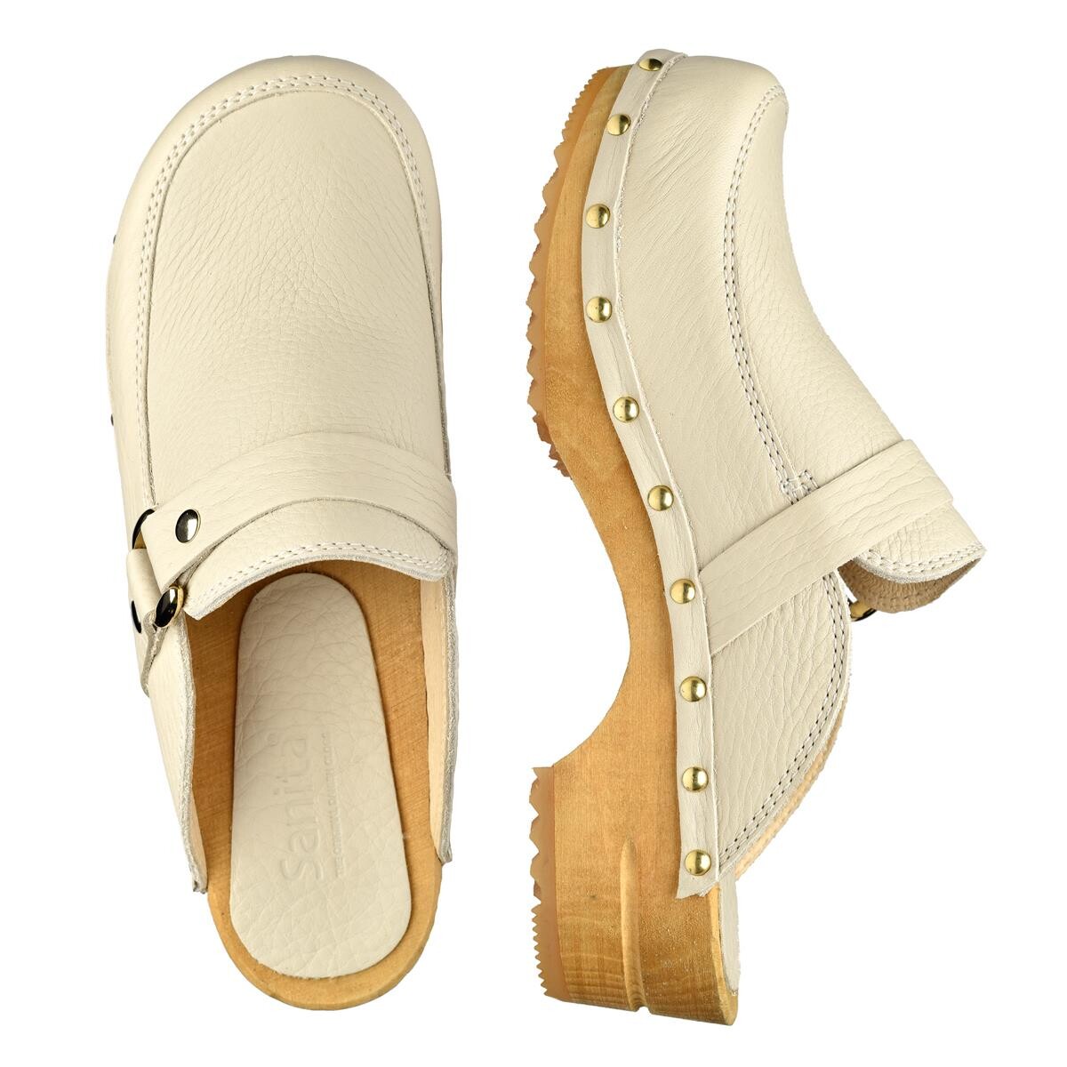 Sanita Lillen Clogs Weiss, Größe: 37, Damen, Holzclogs von Sanita