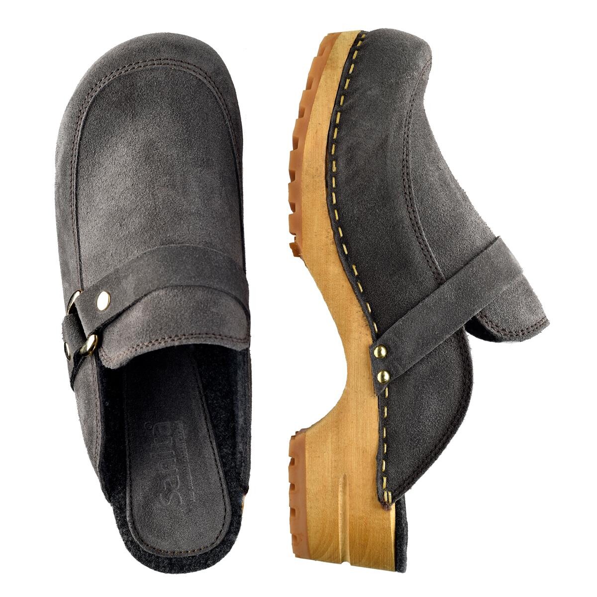 Sanita Lissy Clogs Grau, Größe: 38, Damen, Holzclogs von Sanita