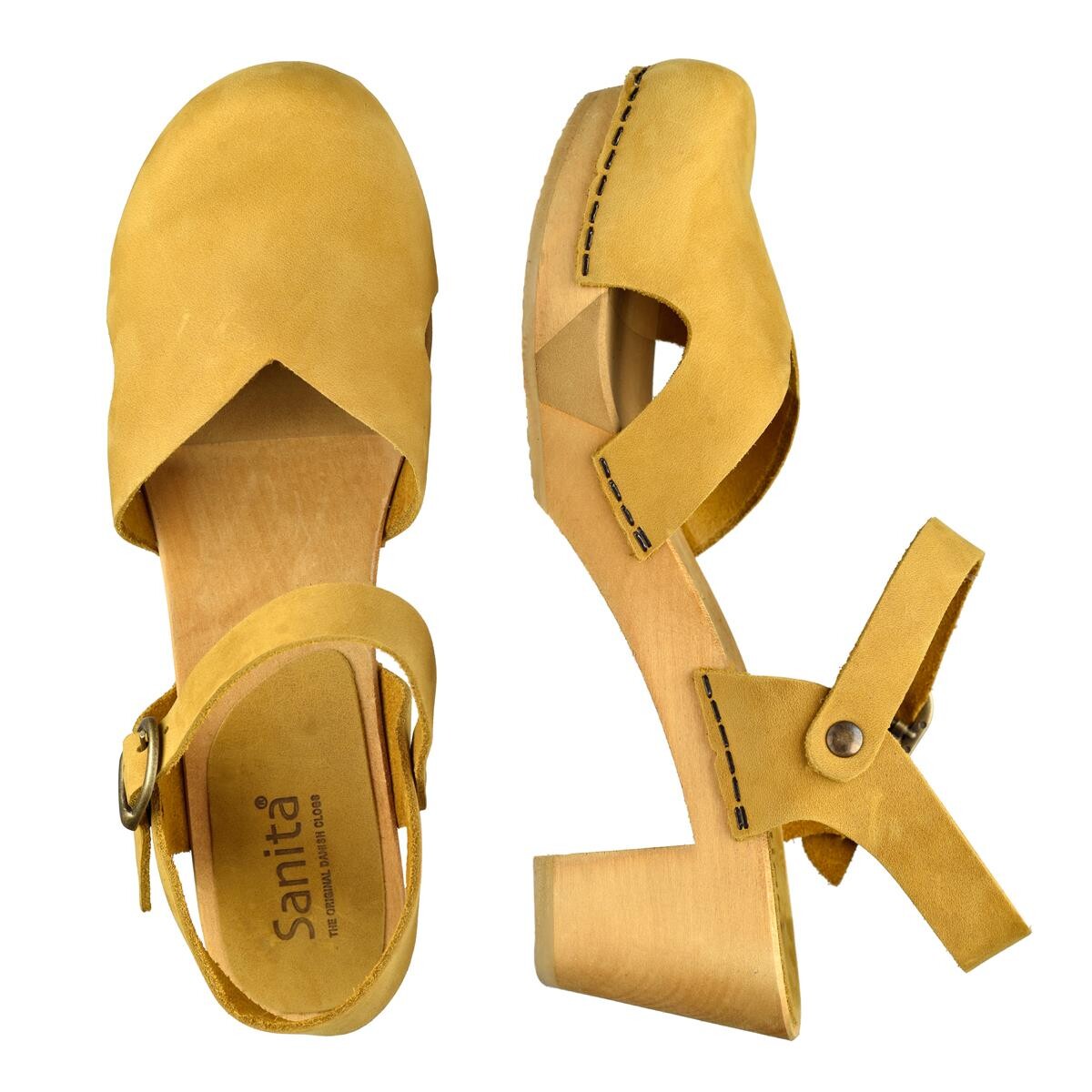 Sanita Matrix Flex Sandal Gelb, Größe: 37, Damen von Sanita