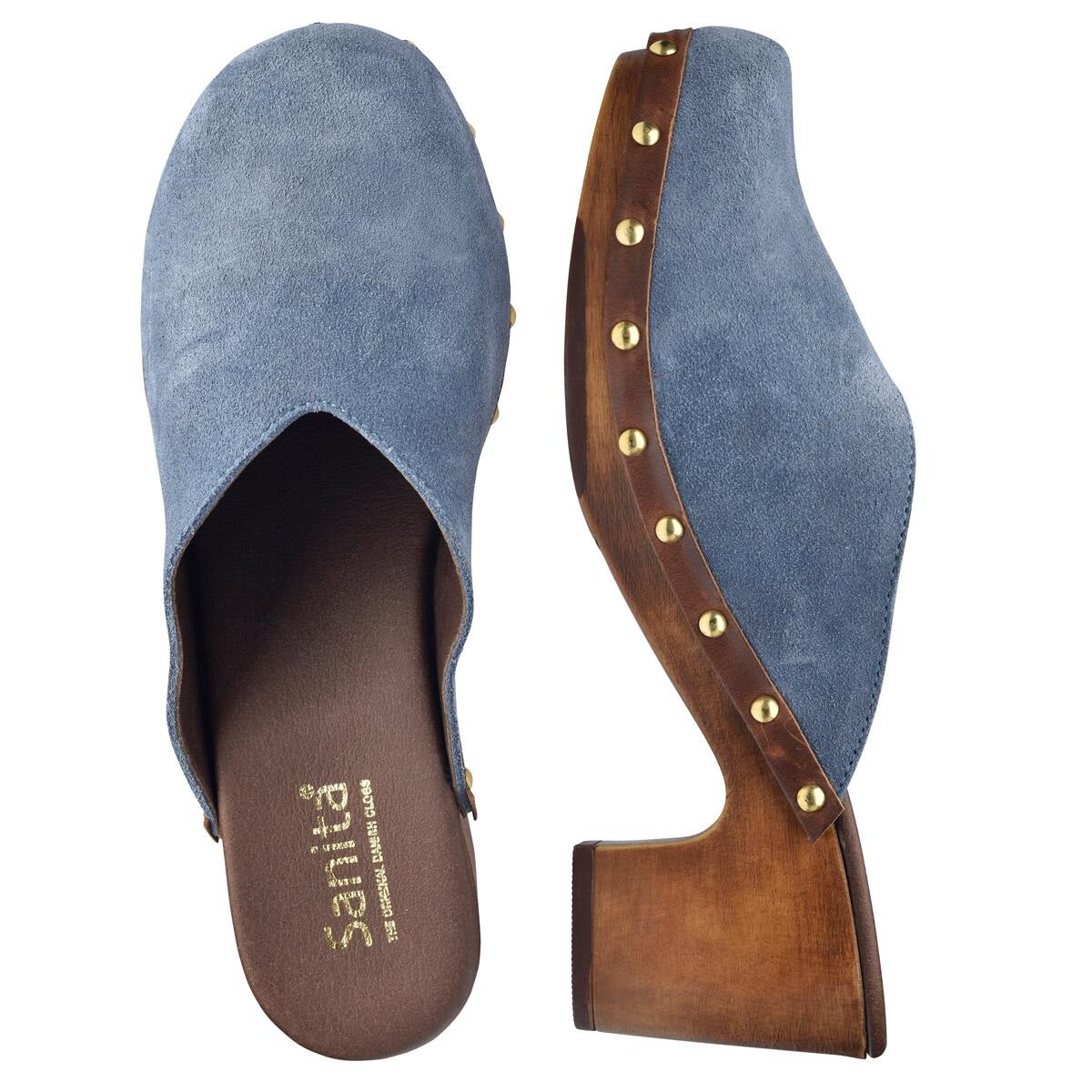 Sanita Non Wood Selta Sandal Blau, Größe: 37, Damen von Sanita