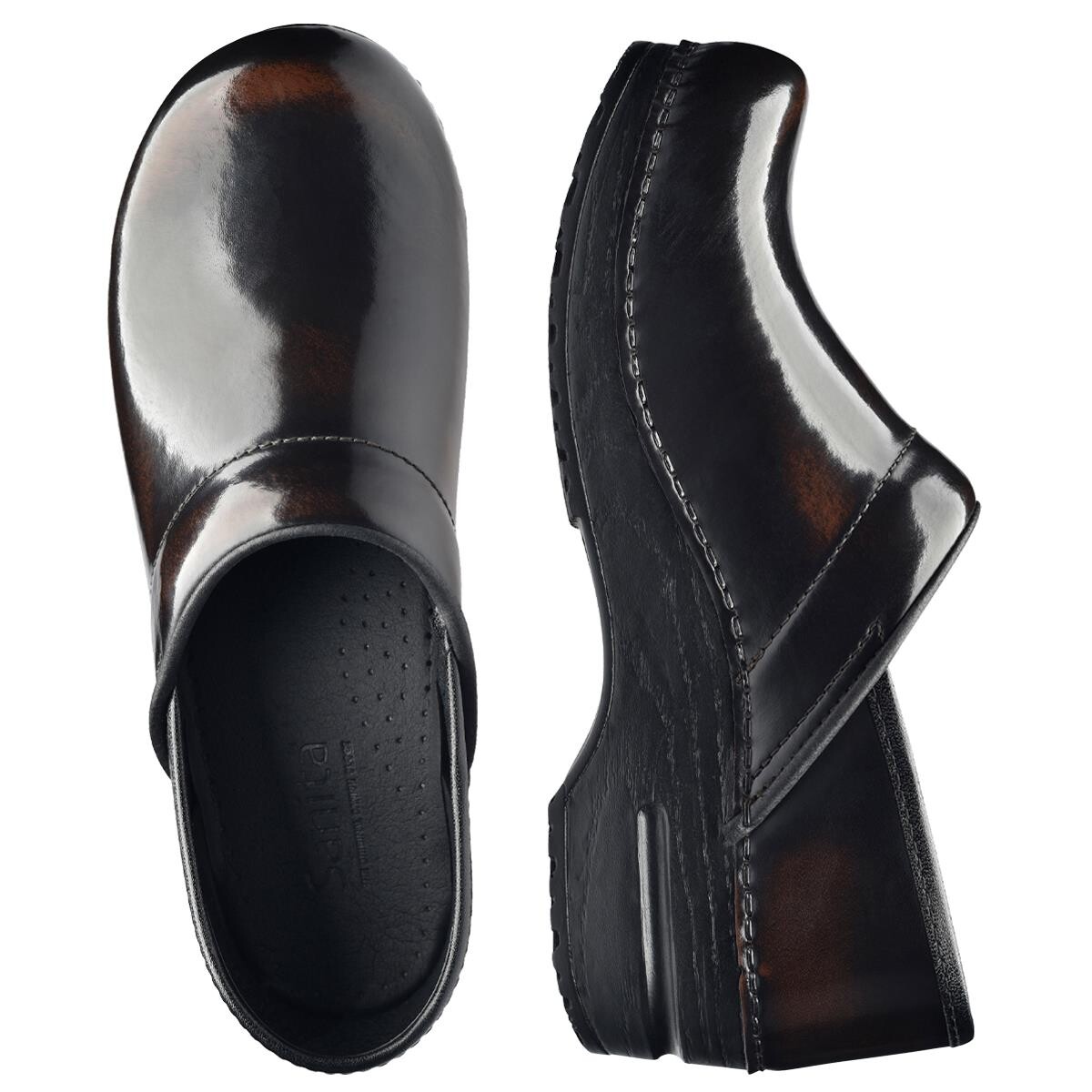 Sanita Original Cabrio Clogs M Braun, Größe: 48, Mann, Holzclogs von Sanita