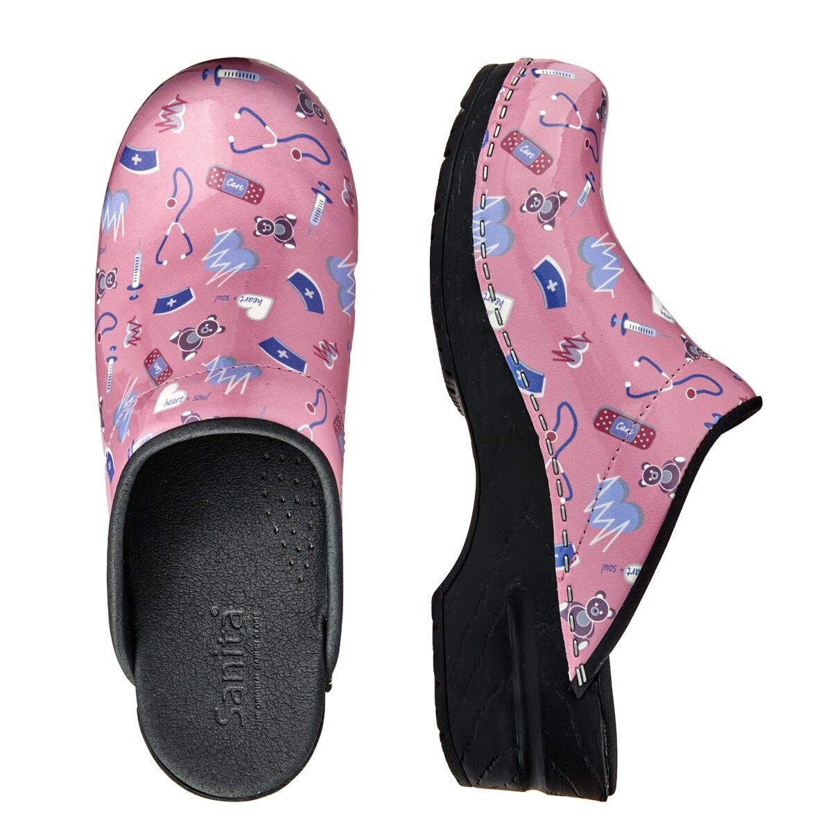 Sanita Original Care Clogs Rosa, Größe: 36, Holzclogs von Sanita