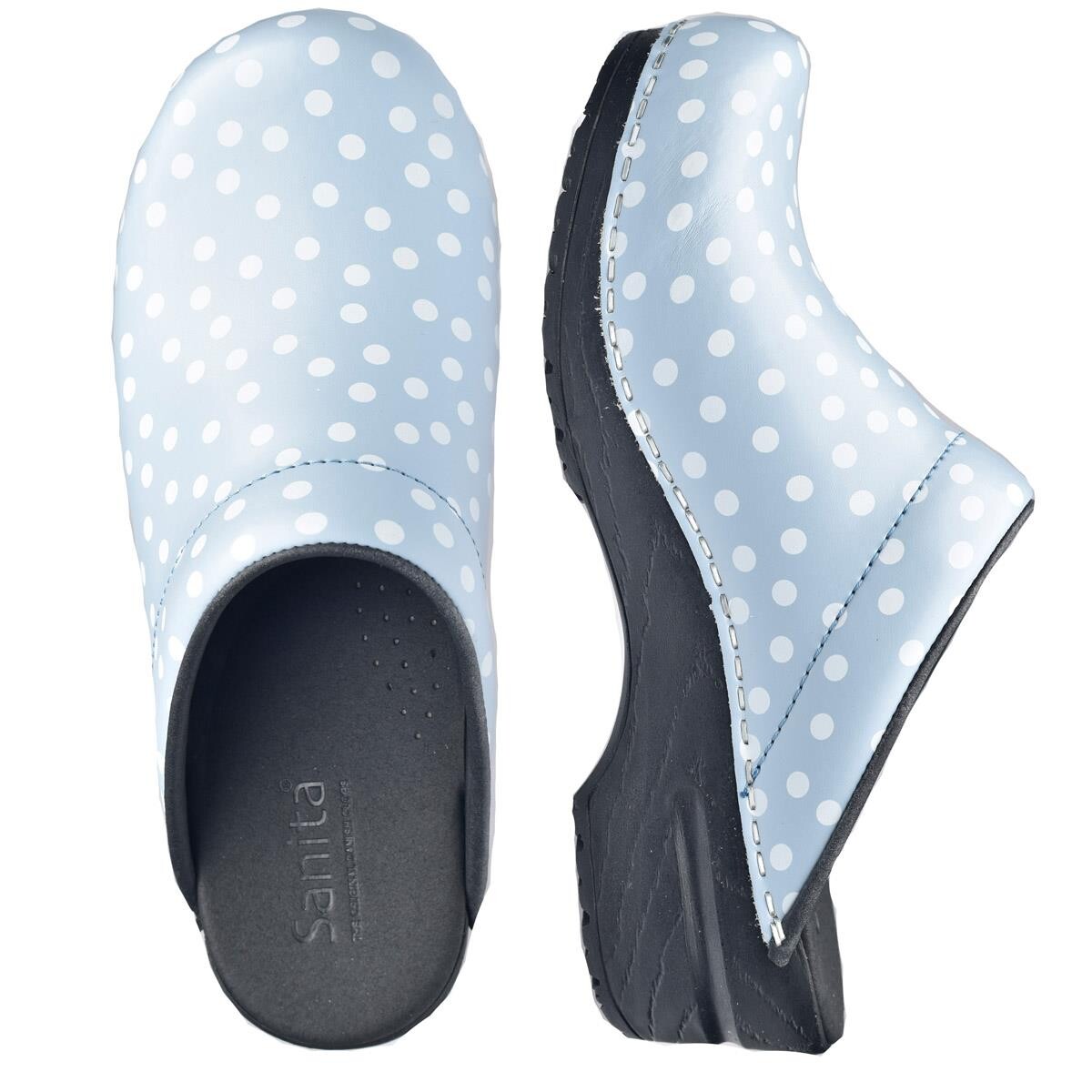 Sanita Original Fenja Clogs Blau, Größe: 35, Damen, Holzclogs von Sanita