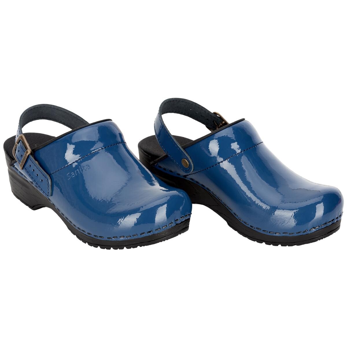 Sanita Original Freya Clogs Blau, Größe: 37, Damen, Holzclogs von Sanita