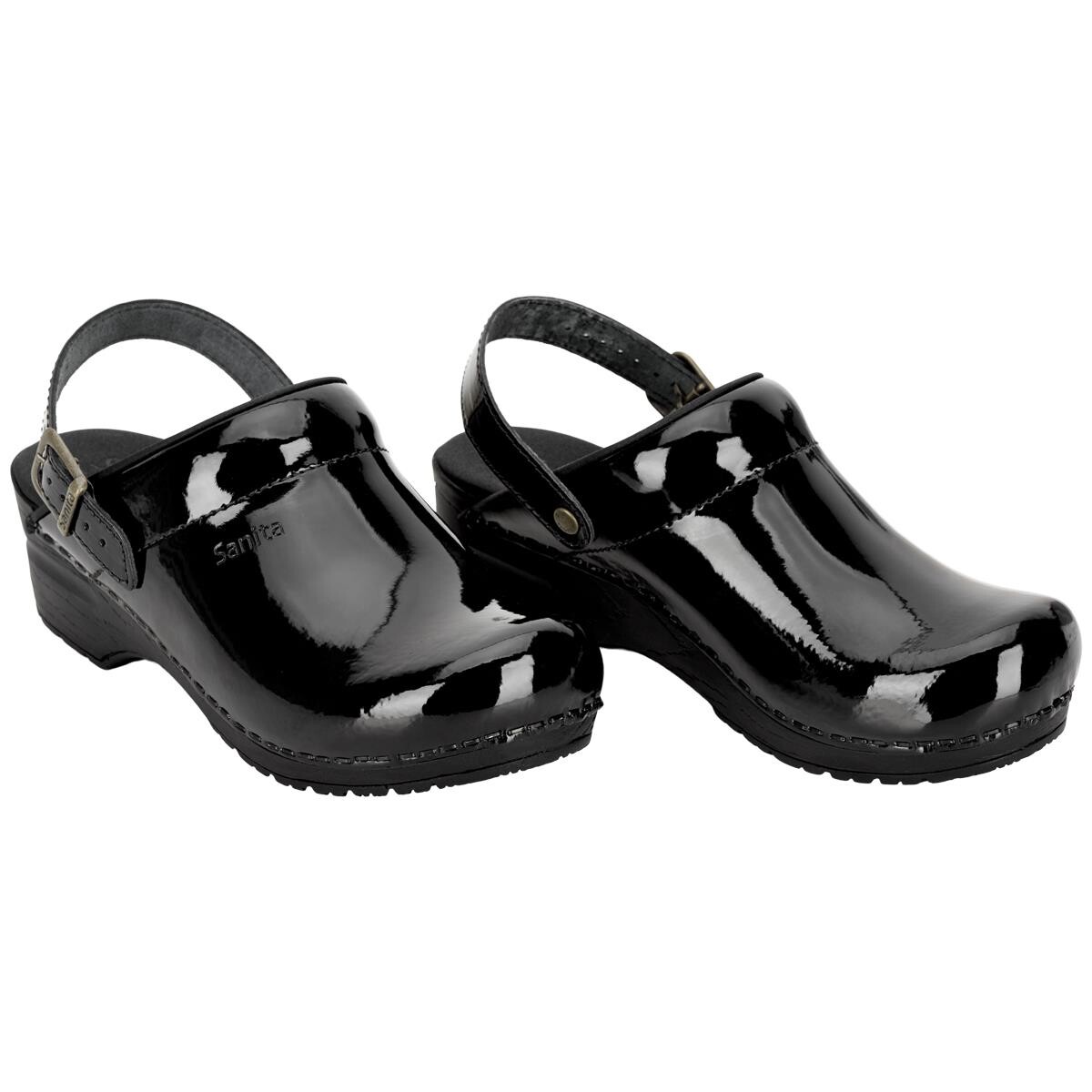 Sanita Original Freya Clogs Schwarz, Größe: 37, Damen, Holzclogs von Sanita