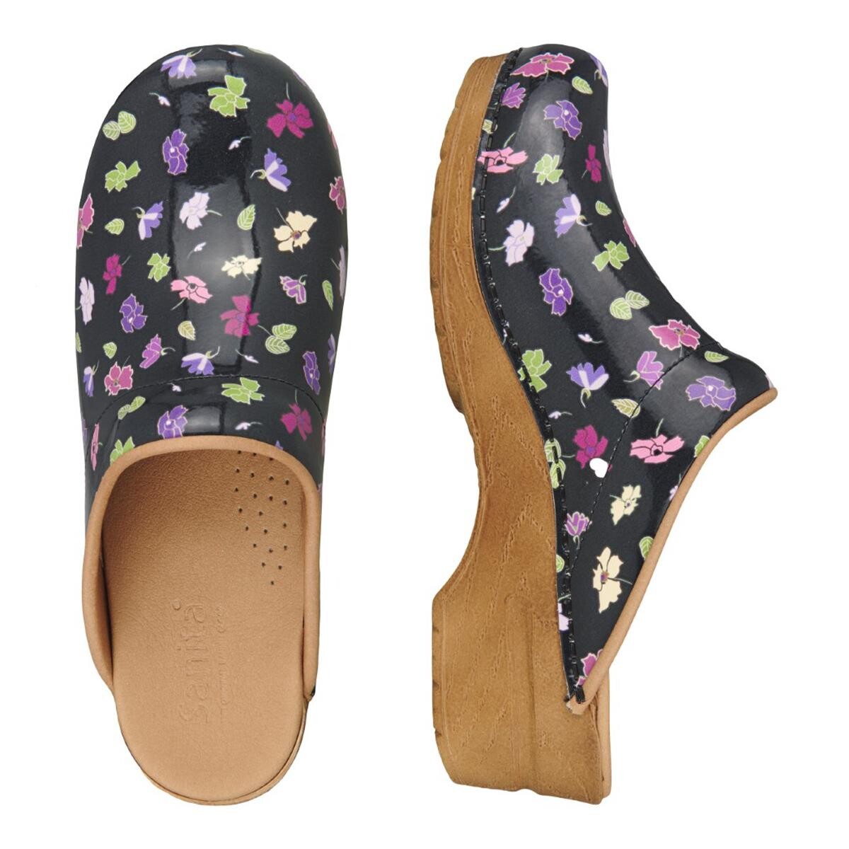 Sanita Original Illo Clogs Schwarz, Größe: 39, Holzclogs von Sanita