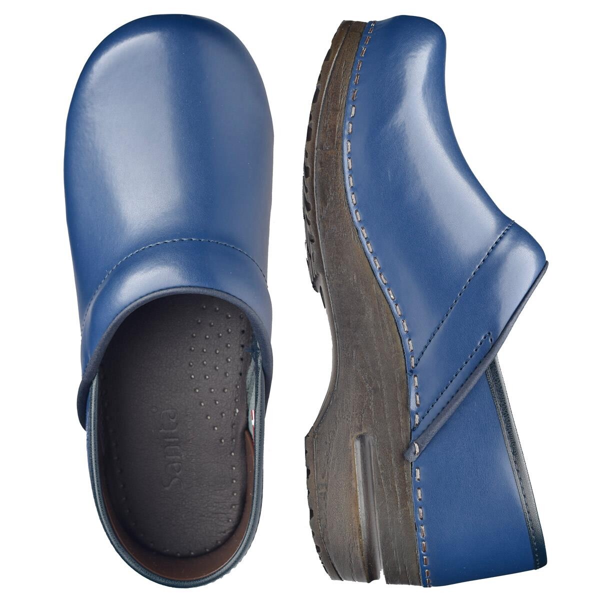 Sanita Original Izabella Clogs w Blau, Größe: 36, Damen, Holzclogs von Sanita