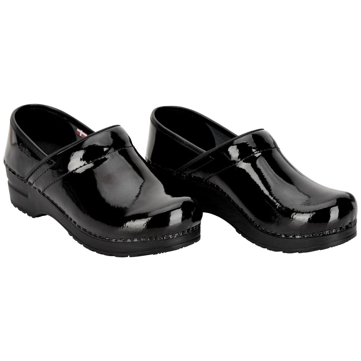 Sanita Original Patent Clogs W Schwarz, Größe: 36, Holzclogs von Sanita