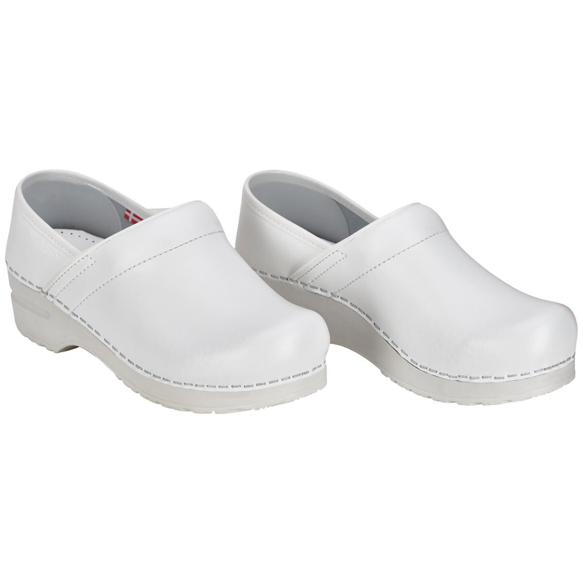 Sanita Original Pu Clogs M Weiss, Größe: 40, Mann, Holzclogs von Sanita