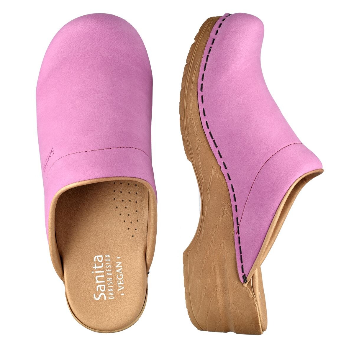 Sanita Original Segan Clogs Rosa, Größe: 36, Holzclogs von Sanita