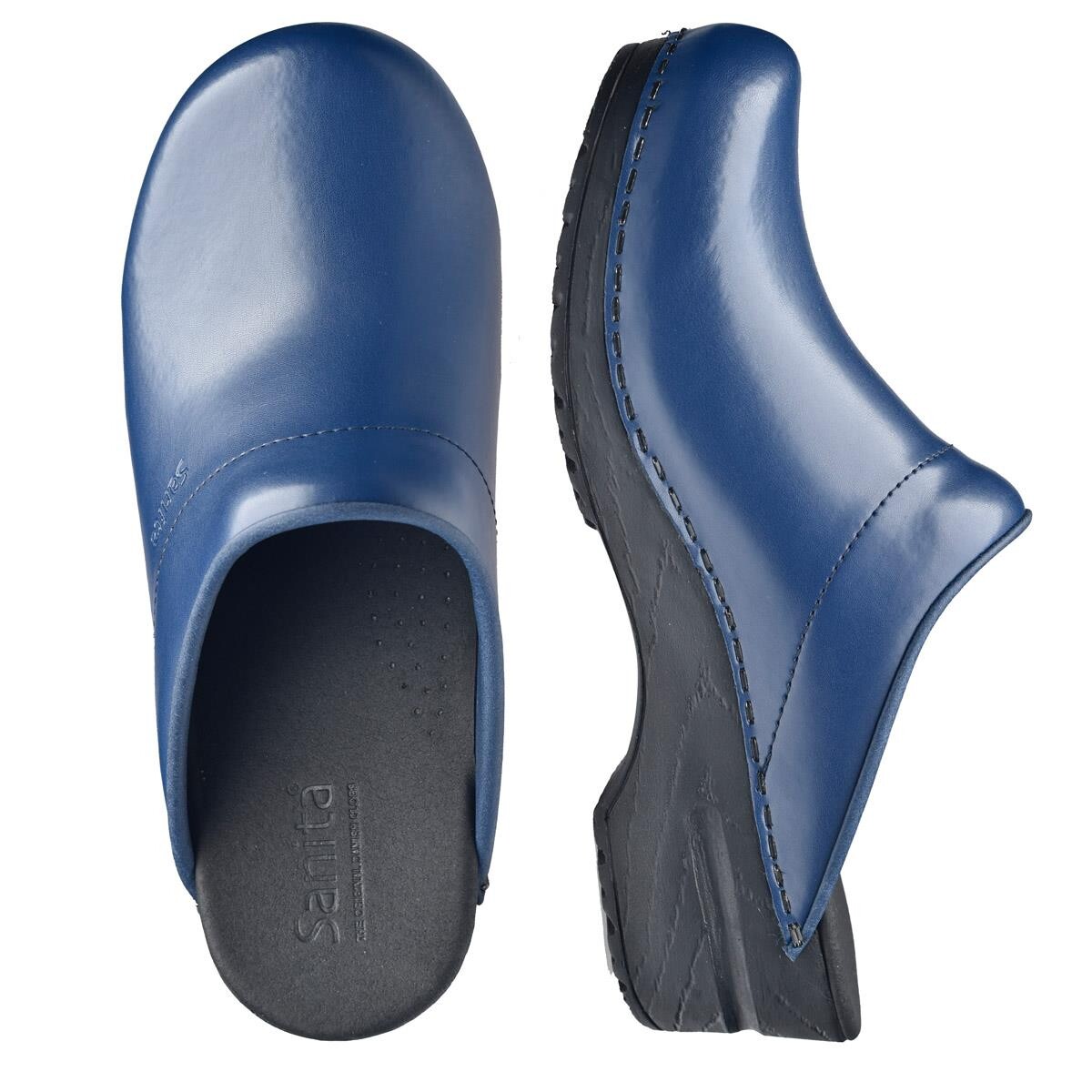 Sanita Original Sonja Pu Clogs Blau, Größe: 36, Damen, Holzclogs von Sanita