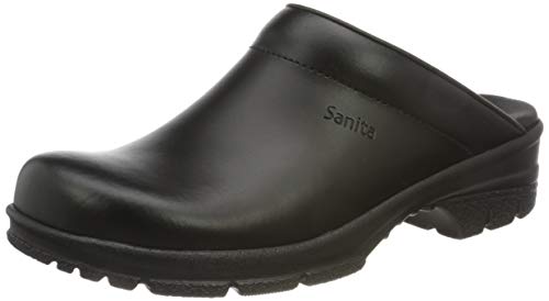 Sanita San Duty Clogs offen schwarz OB+A+E+FO WRU+SRC, Schwarz, 38EU von Sanita