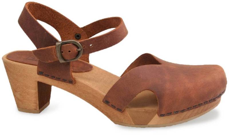 Sanita Sanita Wood Matrix Square Flex Sandal Clog von Sanita