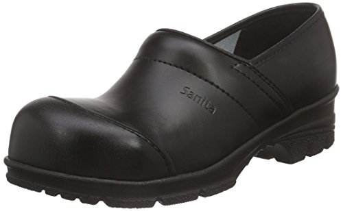 Sanita Workwear Unisex San-Duty Closed-S2 Clogs, Schwarz (Black 2), 46 EU von Sanita