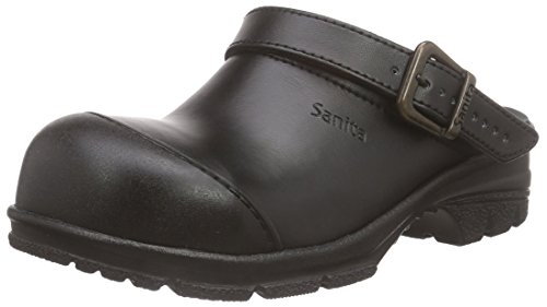 Sanita Workwear Unisex San-Duty Open-SB Clogs, Schwarz (Black 2), 42 EU von Sanita