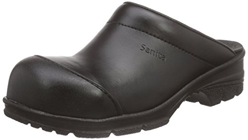 Sanita Workwear Unisex San-Duty Open-SB Clogs, Schwarz (Black 2), 47 EU von Sanita