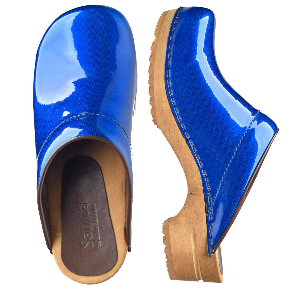 Sanita Trine Clogs Blau, Größe: 36, Damen, Holzclogs von Sanita