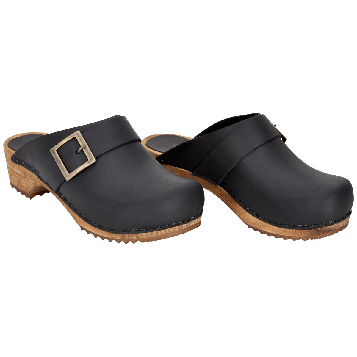 Sanita Urban Clogs Schwarz, Größe: 38, Damen, Holzclogs von Sanita