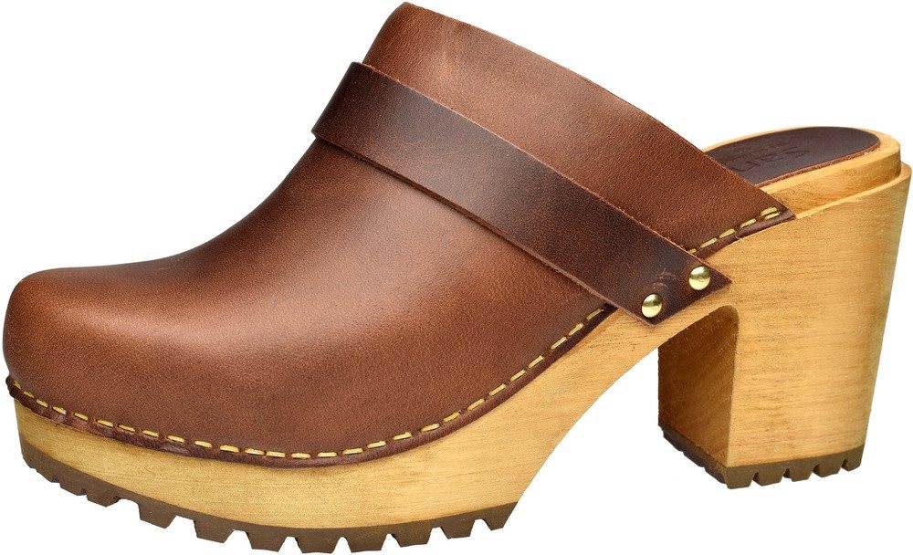 Sanita Wood-Peleni Chunk Open Clog Sanita Wood-Peleni Chunk Open Clog von Sanita