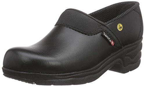 Sanita Workwear Unisex Closed-OB Clogs, Schwarz (Black 2), 42 EU von Sanita