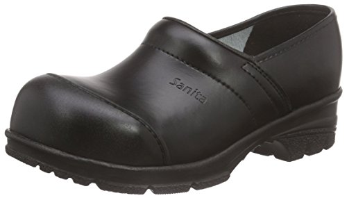 Sanita Workwear Unisex-Erwachsene San-Duty Closed Clogs, Schwarz (Black 2) von Sanita
