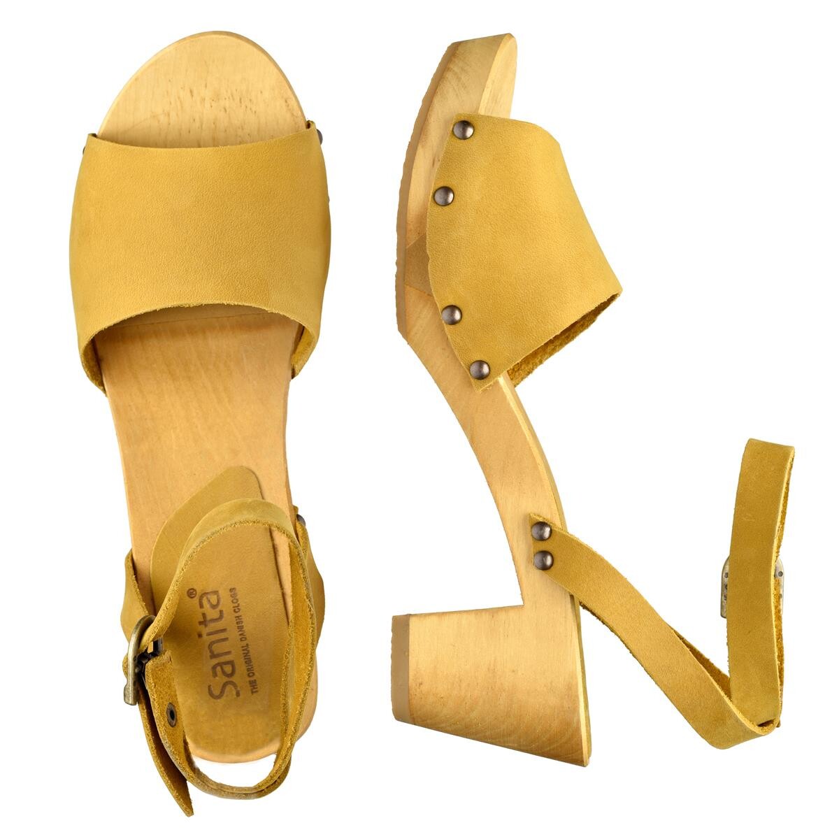 Sanita Yara Flex Sandal Gelb, Größe: 36, Damen von Sanita