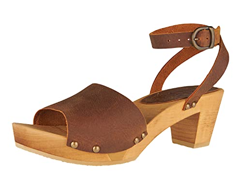 Sanita Yara Sandale | Original handgemacht | Flexible Leder-Holzsandale für Damen | Größe: 37 EU | Braun Sanita Yara Sandale | Original handgemacht | Flexible Leder-Holzsandale für Damen | Größe: 37 EU | Braun von Sanita