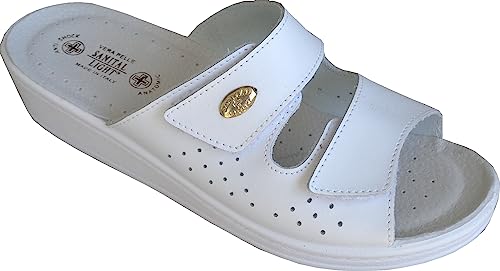 Sanital Light 1375 - Damen Hausschuhe Pantoletten - WEISS - 37 von Sanital Light