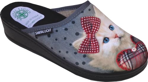 Sanital Light WARM HAUSSCHUHE IN FANTASIE VELVET - 103-39 von Sanital Light