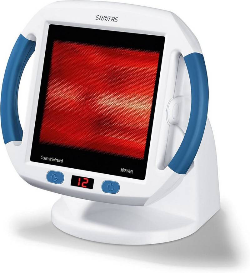 Sanitas Infrarot-Wärmestrahler SIL 45, Infrarot-Wärmestrahler mit Abschaltautomatik und UV-Schutz von Sanitas