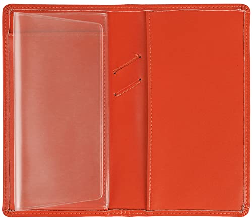 Sanlykate Scheckbuchhülle aus Leder für Damen und Herren, RFID-blockierend, Kartenhalter mit kostenloser Trennwand, Standard-Register-Duplikatschecks mit Stifteinsätzen, Mandarine, One Size Sanlykate Scheckbuchhülle aus Leder für Damen und Herren, RFID-blockierend, Kartenhalter mit kostenloser Trennwand, Standard-Register-Duplikatschecks mit Stifteinsätzen, Mandarine, One Size von Sanlykate
